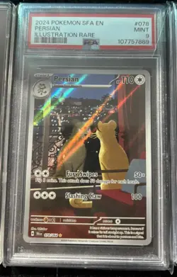 Pokemon TCG Graded Cards x 4 slab bundle job lot psa ace mixed eevee Persian - Image 2