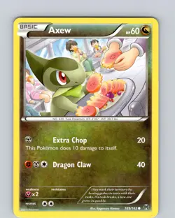 Pokemon TCG Axew XY BREAKthrough 109/162 Regular Common Card LP-NM - Image 1