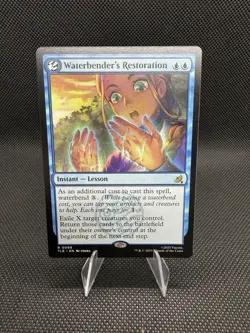 Waterbender's Restoration Avatar The Last Airbender MTG Regular - Image 1