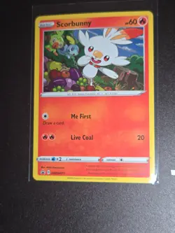 Scorbunny SWSH071 Black Star Promo Mint Pokemon Card - Image 1