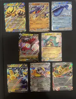 8 Pokemon TCG EX & V Bulk Bundle English Cards NM Mixed Sets - Image 1