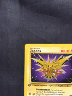 Pokemon Cards: Fossil 1st Edition Rare: Zapdos 30/62 - Image 2