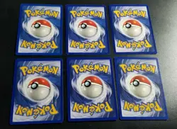 Pokemon 1999 Base Set Unlimited Energy 6 Card Set / Lot # 97-102 - Image 2