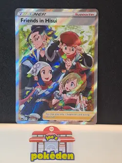 Friends in Hisui (Full Art) 148/159 Crown Zenith Holo Pokemon Card NM/MT - Image 1