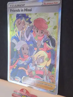 Friends in Hisui (Full Art) 148/159 Crown Zenith Holo Pokemon Card NM/MT - Image 3