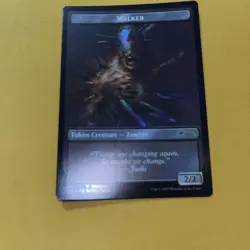 1x Walker (Winslow) Token Walker (Blade Walker) Token - Foil Light Play MTG M - Image 2
