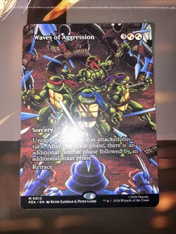 Waves of Aggression (Borderless) Teenage Mutant Ninja Turtles Eternal-Legal... - Image 1