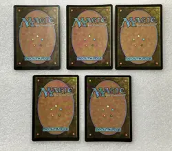 Magic the Gathering - FOIL Pizza Lands - #0253 - 0257 - TMNT - NM/M Mtg - Image 2