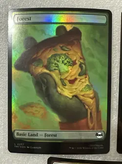 Magic the Gathering - FOIL Pizza Lands - #0253 - 0257 - TMNT - NM/M Mtg - Image 3