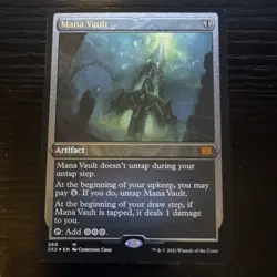 Wizards Mana Vault Foil Etched Double Masters 2022 Mythic Artifact English - Image 1
