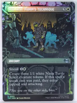 The Last Ronin's Technique [New, Near Mint] Showcase *Foil* {TMNT SLD} - Image 1