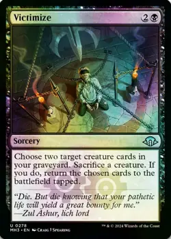 X 1 Victimize Foil NM-M MH3 278 MTG Magic The Gathering - Image 1