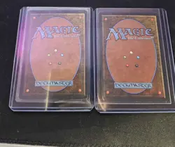 x2 MTG Magic The Gathering English Demonic Tutor Light Play Normal Unlimited - Image 2