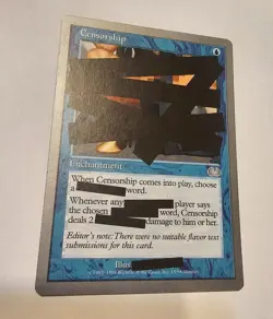 Censorship Unglued MTG Magic The Gathering NM - Image 1