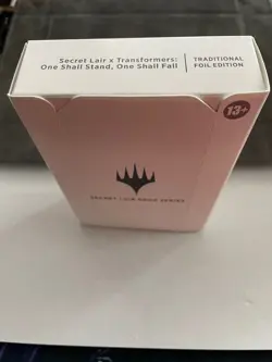 FOIL Edition MTG Secret Lair TRANSFORMERS Lands: One Shall Stand ... SEALED - Image 1