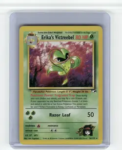 Erika's Victreebel Gym Heroes Rare Pokemon Near Mint or Better - Image 1