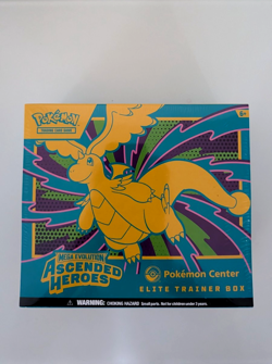 ASCENDED HEROES POKEMON CENTER EXCLUSIVE ETB TCG SEALED (BLEMISHED) NEW IN HAND - Image 1