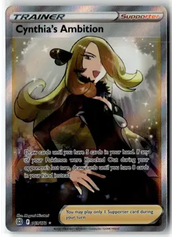 Cynthia's Ambition ⭐ 169/172 Holo Rare Ultra Brilliant Stars 2022 Pokemon NM - Image 1