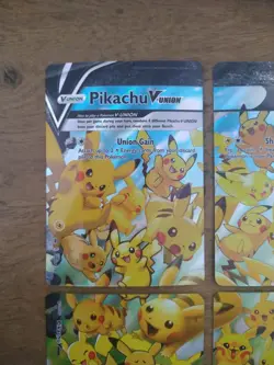 Pikachu V-UNION SWSH139-142 – Black Star Promo Set of 4 – Pokemon TCG NM/M - Image 4