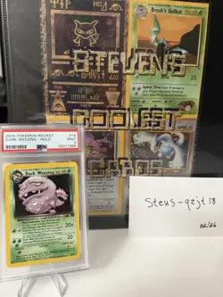 Dark Weezing HOLO - PSA 9 - Pokemon Team Rocket 14/82 - Image 1