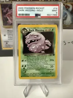 Dark Weezing HOLO - PSA 9 - Pokemon Team Rocket 14/82 - Image 2