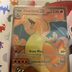 Charizard ex 183/165 Scarlet & Violet 151 Pokemon TCG Ultra Rare Full Art MINT - Image 3