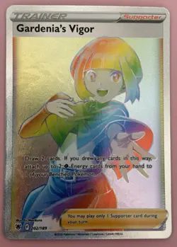 Gardenia's Vigor 202/189 Pokemon Trainer Rainbow - Image 1