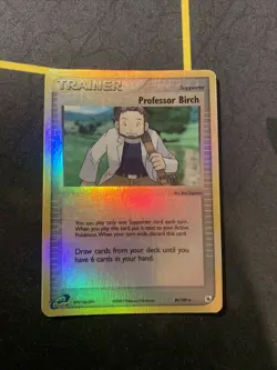 Professor Birch - 89/109 EX Ruby & Sapphire (Pokemon) Reverse Holo - LP - Image 1