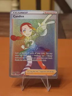 Candice - 204/195 - Pokemon SWSH12: Silver Tempest Secret Rare Full Art NM - Image 1
