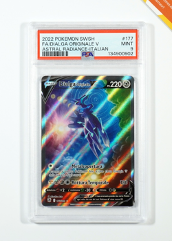 Pokemon PSA 9 Dialga Originale V #177 Full Art Astral Radiance 2022 Italiano - Image 1
