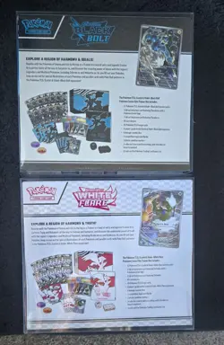 Black Bolt and White Flare Pokemon Center ETB and Case Included - Image 2