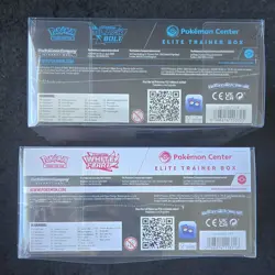 Black Bolt and White Flare Pokemon Center ETB and Case Included - Image 3
