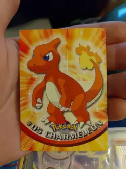 Charmeleon #05 1999 Topps Pokemon TV Animation Edition non holo - Image 1