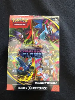 Pokemon TCG Mega Evolution Phantasmal flame Booster Bundles New Sealed 6 Packs - Image 1