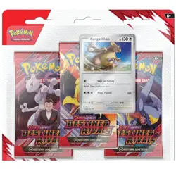 Pokemon TCG Destined Rivals 3-Pack Blister Display - Sealed (12 Triple Blisters) - Image 3
