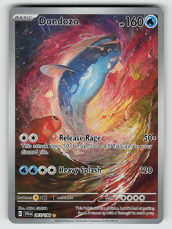 Dondozo Pokemon Scarlet & Violet Base Set 207/198 Full Art Illustration Rare N - Image 1