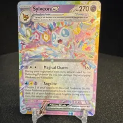 Pokemon Sylveon EX Holo 086/191 Sv08: Surging Sparks 270HP Double Rare - Image 1