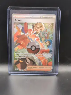 Arven 235/091 - SPECIAL ILLUSTRATION RARE - Paldean Fates - Pokemon TCG - NM - Image 1