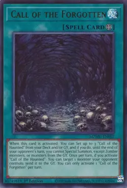Call of the Forgotten-Ultra Rare - 1St Edition - MZMU-EN007 - Maze of Muertos... - Image 1