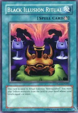 Black Illusion Ritual - DLG1-EN061 - Common - Unlimited Edition Moderately Playe - Image 1