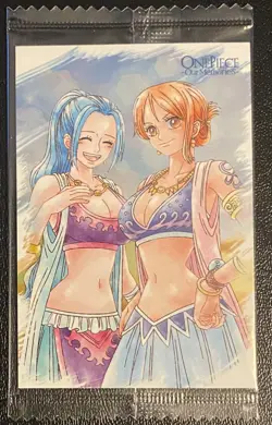 One Piece TCG Nami & Nefertari Vivi #7 Sealed Wafer Our Memories - Image 2
