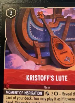 Kristoff's Lute 133/204 Rare Winterspell Disney Lorcana TCG - Image 2
