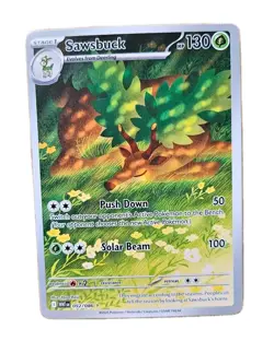 Pokemon TCG Sawsbuck 092/086 Illustration Rare White Flare MINT/NM - Image 1