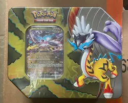 Pokemon Paradox Destinies Tin - Raging Bolt EX Tin w/5 Booster Packs New/Sealed - Image 1