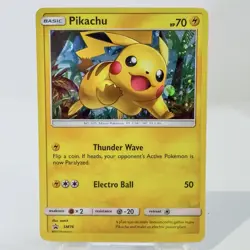 Pikachu SM76 Black Star Promo Cosmos Holo Pokemon Shining Legends - Image 1