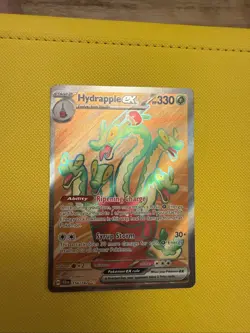 Pokemon tcg Stellar Crown Hydrapple EX 156/142 Ultra Rare Full Art Pack Fresh - Image 1