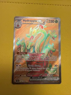 Pokemon tcg Stellar Crown Hydrapple EX 156/142 Ultra Rare Full Art Pack Fresh - Image 2