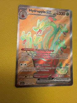 Pokemon tcg Stellar Crown Hydrapple EX 156/142 Ultra Rare Full Art Pack Fresh - Image 3