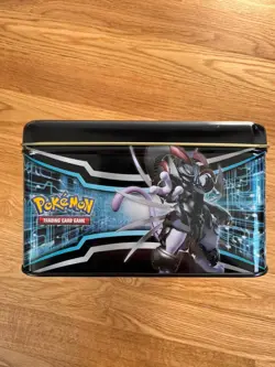Pokemon TCG Collector Chest Tin Fall 2019 Charizard Mewtwo Lunchbox + Pencils - Image 5