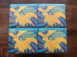 Pokemon TCG - Ascended Heroes ETB Elite Trainer Box LOT OF FOUR— NEW & SEALED - Image 1